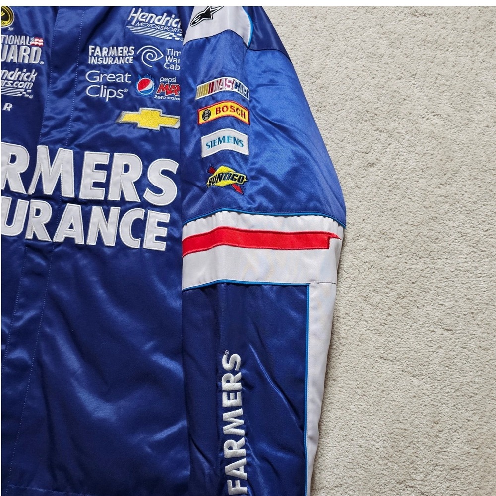 NASCAR Farmers Insurance Racing Jacket 2XL Men's Kasey Kahne Hendrick Motorsport - Picture 8 of 16